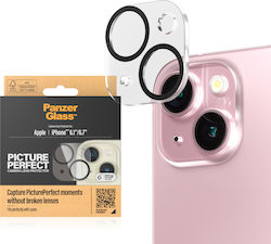 PanzerGlass PicturePerfect Защита за камера от закалено стъкло, прозрачна, за iPhone 15/15 Plus PanzerGlass PicturePerfect Защита за камера от закалено стъкло, прозрачна, за iPhone 15/15 Plus