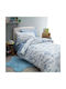 Vesta Home Kids Quilt Single Kids Retro Blue 160x230cm
