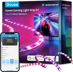 Govee Bandă LED Gaming G1 Wi-Fi Pentru televizor 27-34Inci 5V cu lumină RGB 1.8m