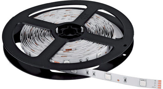 Elmark Wasserdicht LED-Streifen 12V Kaltweiß Licht 1m Typ SMD5050