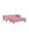 Sofa Rosa 100x50x30cm 1Stück