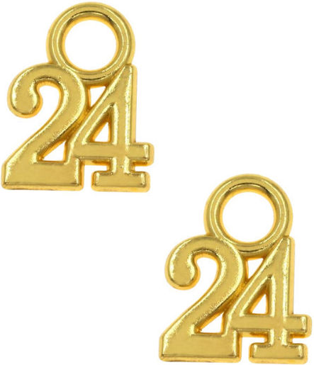 Amalfi Charm Metallic Pendant Motif for Jewelry 1.4x1cm.