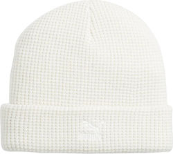 PUMA Classics Archive Mid Beanie Unisex Σκούφος Πλεκτός σε Λευκό χρώμα