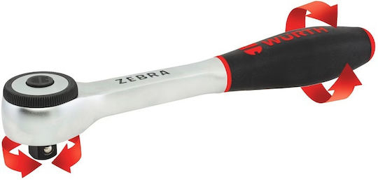 Wurth Καστάνια Zebra 52 Δοντιών με Καρέ 1/2" Μήκους 25εκ.