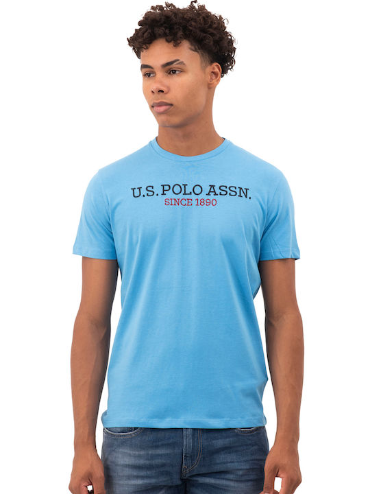 U.S. Polo Assn. Herren T-Shirt Kurzarm Türkis