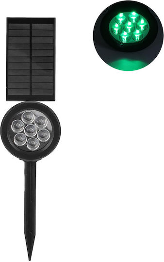 Factory Led Αδιάβροχο Καρφωτό Ηλιακό Φωτιστικό Πράσινο με Αισθητήρα Κίνησης και Φωτοκύτταρο IP65