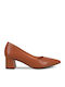Leder Pumps Braun