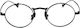 Eyepetizer Crio Metal Eyeglass Frame Black CRIO-C.3-46