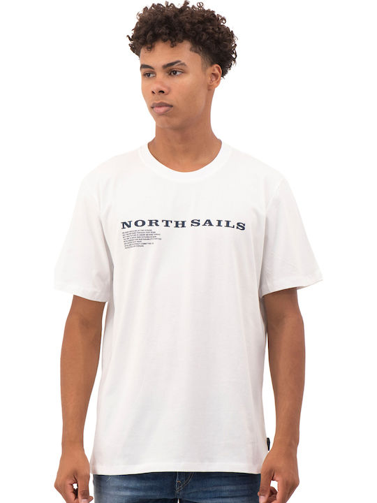 North Sails T-shirt Λευκό