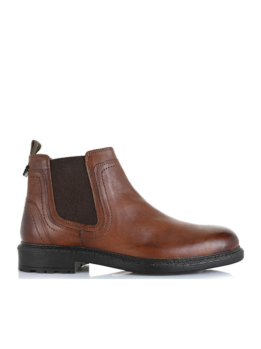 Maywood Leder Tabac Braun Chelsea Stiefeletten