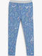 Kids Legging Long Light Blue Frozen
