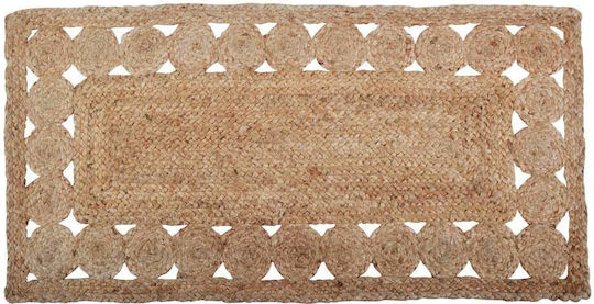 Ankor Teppich Rechteckig Sommer aus Jute Braun