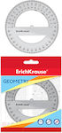 ErichKrause Plastic Transparent Protractor 12cm