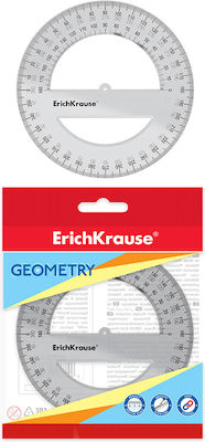 ErichKrause Plastic Transparent Protractor 12cm