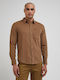 Lee Men's Shirt Long Sleeve Corduroy Brown