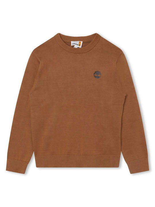 Timberland Kids Sweater Long Sleeve Brown