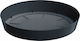 Prosperplast Round Pot Plate Anthracite 38x38buc