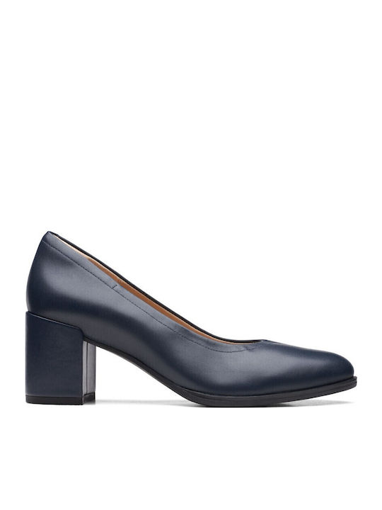 Clarks Freva 55 Court Γόβες Navy Μπλε