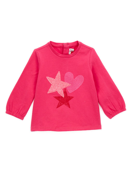 Original Marines Kids Blouse Long Sleeve Fuchsia