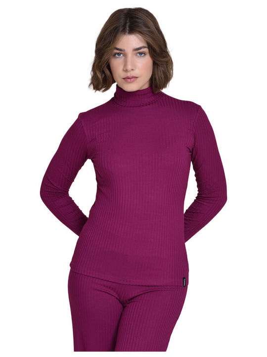 Target Women's Blouse Long Sleeve Turtleneck Fu...