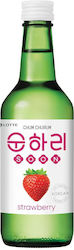 Корейска Напитка Soju Chum Churum Вкус Ягода 12% 350ml Lotte Strawberry Soju