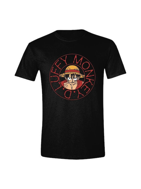 PCMerch Luffy Tricou O bucată Negru