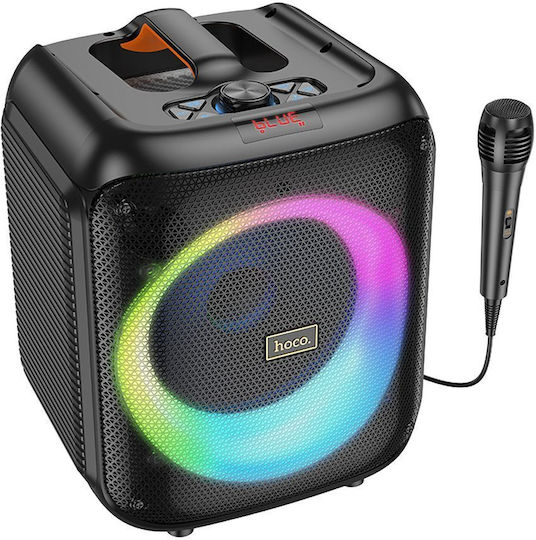 Hoco Karaoke Speaker with Wireless Microphone and Lighting Effects Graceful HA1 Black