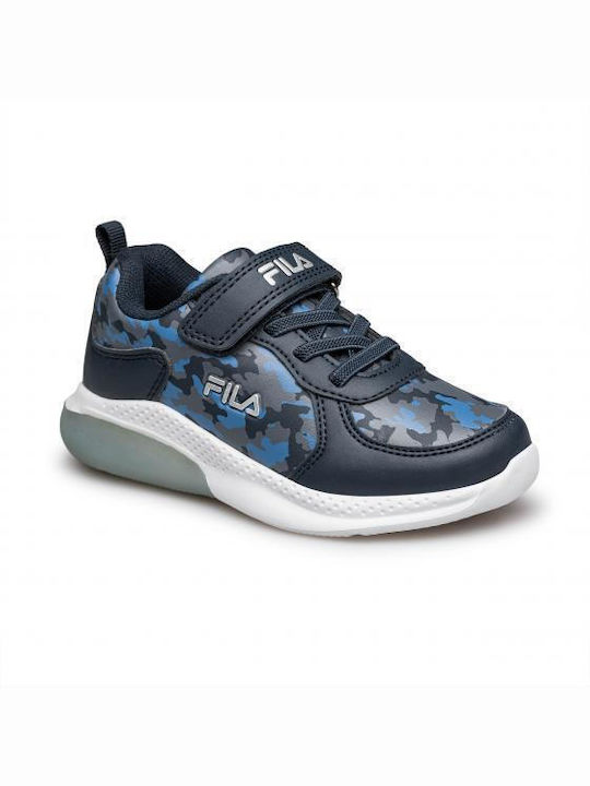 Fila Παιδικά Sneakers με Φωτάκια Μπλε