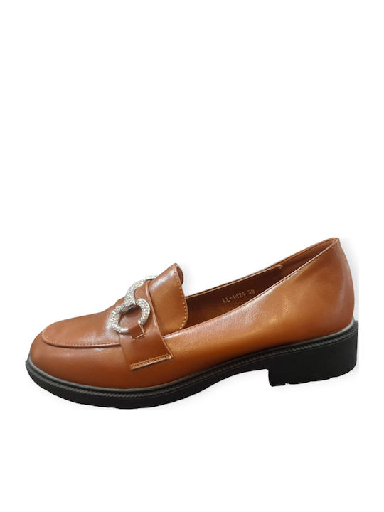 Women's Moccasins in Brown Color