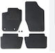 Custopol Set of Front and Rear Mats 4pcs for Peugeot 307 Citroen C4 Black