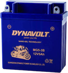 Dynavolt Motorcycle Battery MG5-3B with 5Ah Capacity
