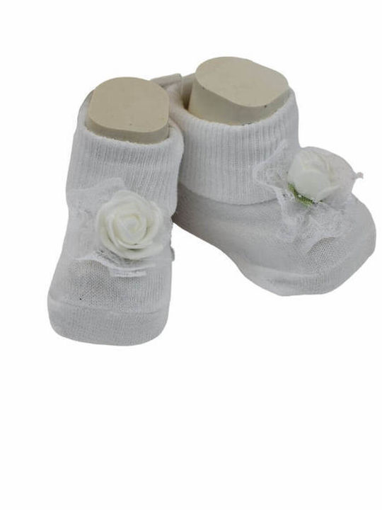 Bebepaidika Baby Shoes White