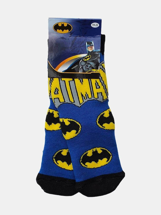 Disney Rutschfeste Lange Kindersocken Batman Blau