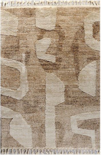 Tzikas Carpets Dolce 62564-070 Ръчно изработено Килим Правоъгълена с крошки Бежов