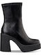 Women's Ankle Boots with High Heel Black