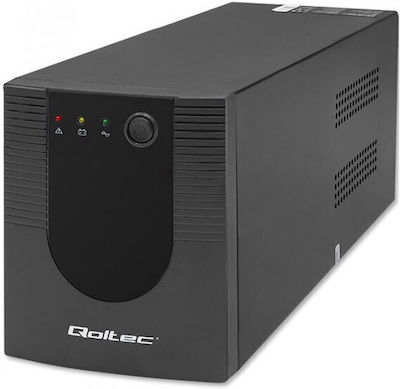 Qoltec FR USV 1200VA 720W mit 4 Steckdosen