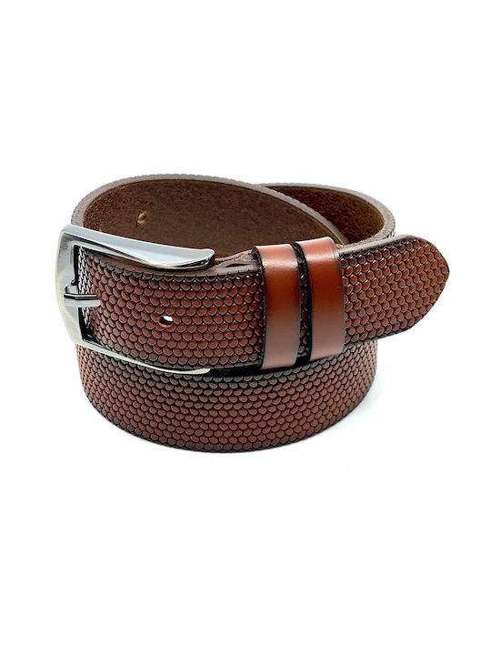 Legend Accessories Men's Leather Belt Brown