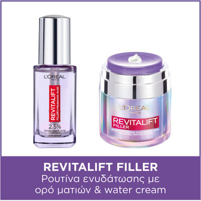 L'Oreal Paris Revitalift Filler Skin Care Set for Moisturizing with Serum