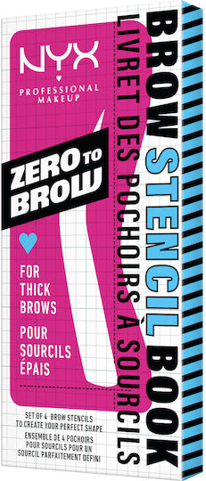 NYX Professional Makeup Zero To Brow Шаблон За Вежди