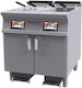 Lotus Electric Fryer Double 32.4kW Capacity 2x18lt