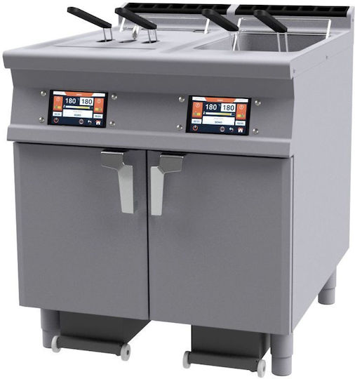 Lotus Electric Fryer Double 32.4kW Capacity 2x18lt