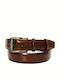Herren Gürtel Leder Taba