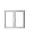 Koemmerling Aufklappbar Fenster PVC Schallisoliert B130xH140cm