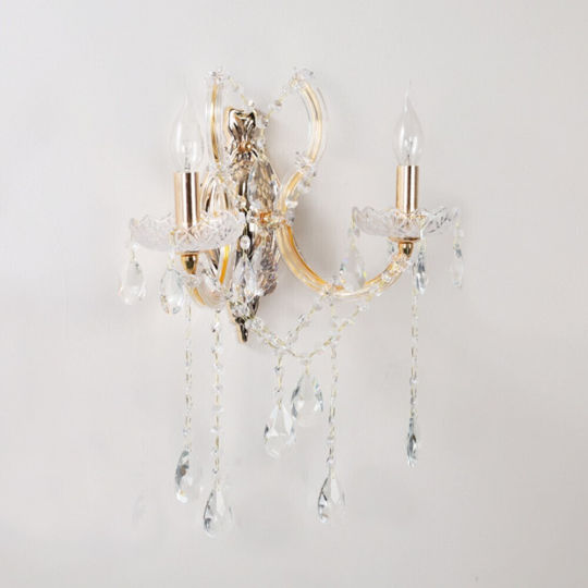 Inlight Vintage Lamp Wall with Socket E14 Transparent 35x23cm