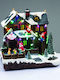 Aca Illuminated Christmas Decorative House Multicolour