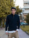 Polo Long Sleeve Blouse Blue