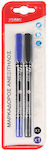 Tpster Permanent Markers blue 2pcs