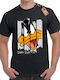 Rock Deal Daffy Duck T-shirt Black Cotton