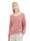 Tom Tailor Women's Blouse Long Sleeve Pink