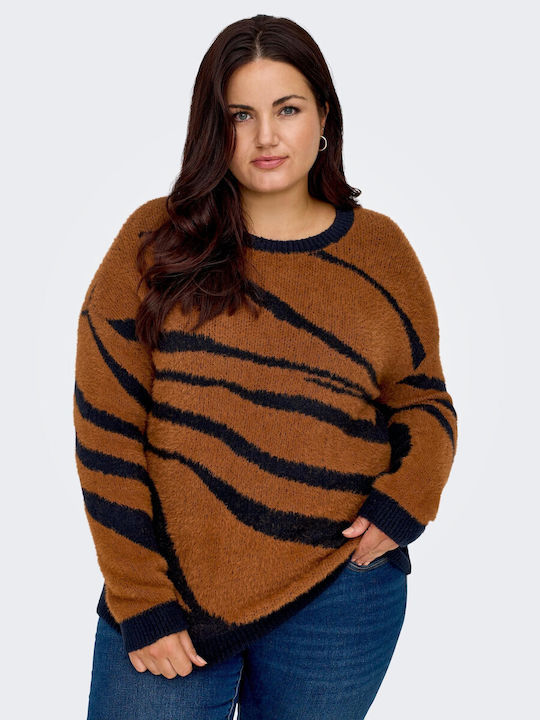 Only Women's Long Sleeve Sweater Brown